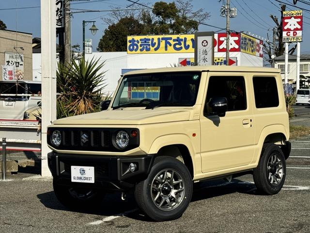 スズキ ジムニー ＸＣ　届出済未使用車　４ＷＤ　ターボ　フロアＡＴ　衝突被害軽減ブレーキ　シートヒーター　スマートキー　プッシュスタート　ＬＥＤヘッドライト　純正アルミホイール