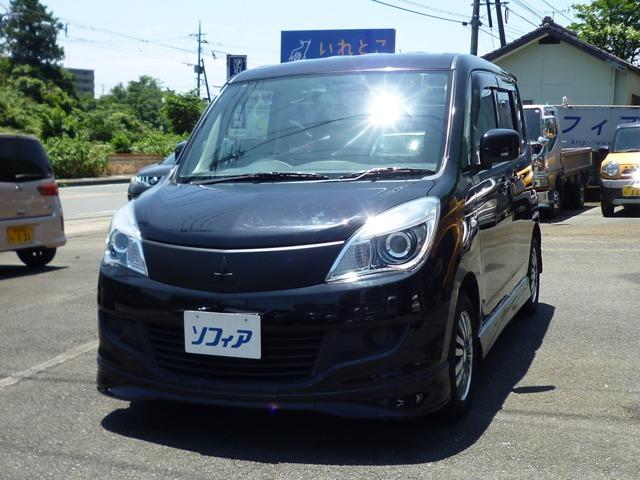 X 社外HDDナビ HID 左側電動スライド ワンオーナー(1枚目)