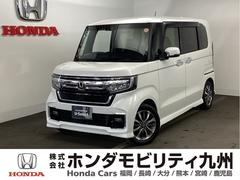 N-BOXカスタム L メモリーナビ ETC リアカメラ 両席電動スライドドア サイドエアバッグ ナビTV Aストップ シートヒータ ベンチシート キーフリーシステム LEDライト クルーズコントロール AC DVD視聴可能 中古車画像