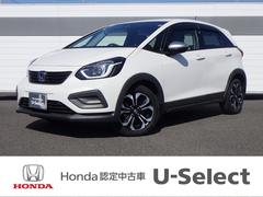 フィット e:HEVクロスター フルオートエアコン 整備記録簿 LEDランプ エアバッグ サイドエアバック 地デジ オートクルーズコントロール VSA ETC バックカメラ USB DVD再生可能 ドラレコ付き 中古車画像