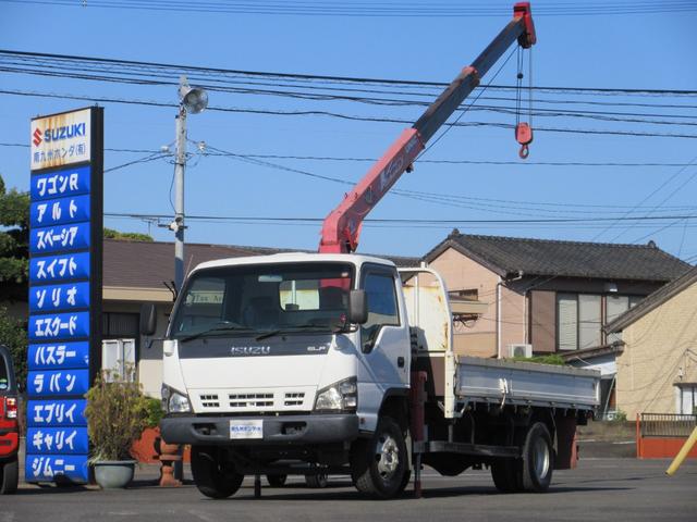 古川ユニック3段クレーン ラジコン付 3トン積み 4800ccディーゼルターボ 160馬力 NOx適合車(1枚目)