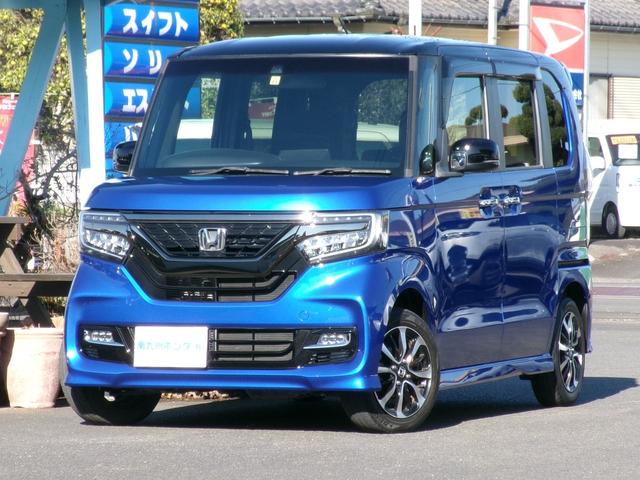 Ｎ－ＢＯＸカスタム Ｇ・Ｌホンダセンシング　８インチナビ＆バックカメラ　フルセグＴＶ　ＤＶＤ＆ブルートゥース　前車追従レーダークルーズ　パワースライドドア