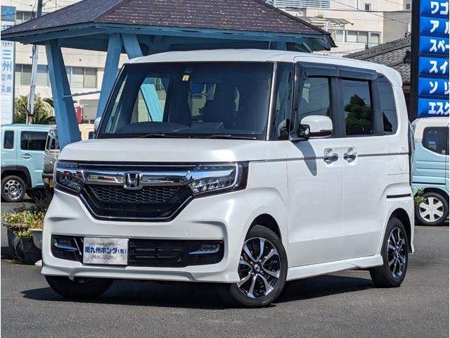 Ｎ−ＢＯＸカスタム(ホンダ) Ｇ・Ｌホンダセンシング　８インチナビ＆バックカメラ　フルセグＴＶ　ＤＶＤ＆ブルートゥース　レーダークルーズ　両側パワースライドドア　前席シートヒーター 中古車画像