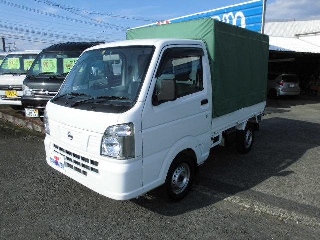 日産 ＮＴ１００クリッパートラック ＤＸ　４ＷＤ　エアコン　パワステ　走行距離３６３００ｋｍ　最大積載量３５０ｋｇ　５速マニュアル車　運転席エアバッグ　ヘッドライトレベライザー