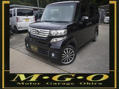 N-BOXカスタム G ターボSSパッケージ 両側電動パワースライドドア ターボ車 パドルシフト カロッツェリアナビ 地デジ Bカメラ ETC 黒革調シートカバー キセノンHID プッシュスタート スマートキー 中古車画像