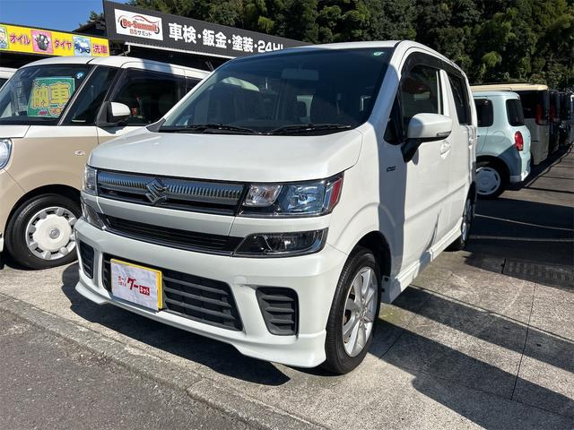 ワゴンR(スズキ) ハイブリッドFZ ナビ TV オートライト LEDヘッドランプ スマートキー アイドリングストップ 電動格納ミラー シートヒーター ベンチシート CVT 盗難防止システム ABS ESC CD DVD再生 中古車画像