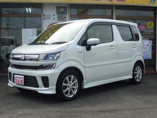 ワゴンR(スズキ) ハイブリッドFZ セーフティパッケージ付車 全方位モニター ハイビームアシスト ヘッドアップディスプレイ LEDヘッドランプ スマートキー 純正ナビ TV DVD CD Bluetooth シートヒーター 中古車画像