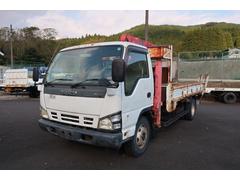 エルフトラック  エルフ3.5t 超ロング 3段セルフクレーン 中古車画像