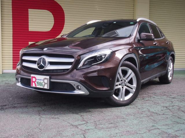 GLA180 レーダーセフティPKG 衝突警告 レーダークルコン 車線逸脱警告 ハーフレザーシート シートH 18インチAW 1.6ターボEG 純正HDDナビ フルセグTV Bカメラ パワーバックドア キセノン(1枚目)