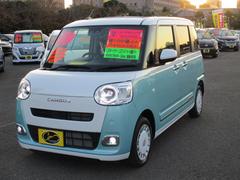 ムーヴキャンバス ストライプスG 展示車 スマートアシストIII 誤発進抑制防止装置 前後クリアランスソナー 社外SDナビ バックモニター 中古車画像