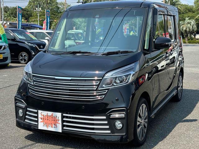 ライダー　ターボ　両側パワスラ　アラウンドビューモニター　エマージェンシーブレーキ　ナビ　フルセグ　Ｂｌｕｅｔｏｏｔｈ　ＴＶキャンセラー　オートマチックハイビーム　踏み間違い防止　スマートキー