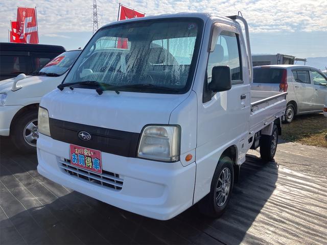 サンバートラック(スバル) ４ＷＤ　軽トラック　５速マニュアル　ＥＴＣ　アルミホイール　エアコン　運転席エアバッグ 中古車画像