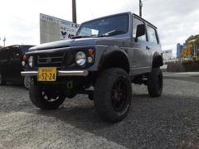 ジムニー ＨＡ　４ＷＤ　マニュアル５速ミッション　アルミホイール　エアコン　走行距離１５７０２７ｋｍ　車検令和６年１０月迄　修復歴無し　社外ウッドコンビハンドル　レカロシート　オーバーフェンダー　グリーン