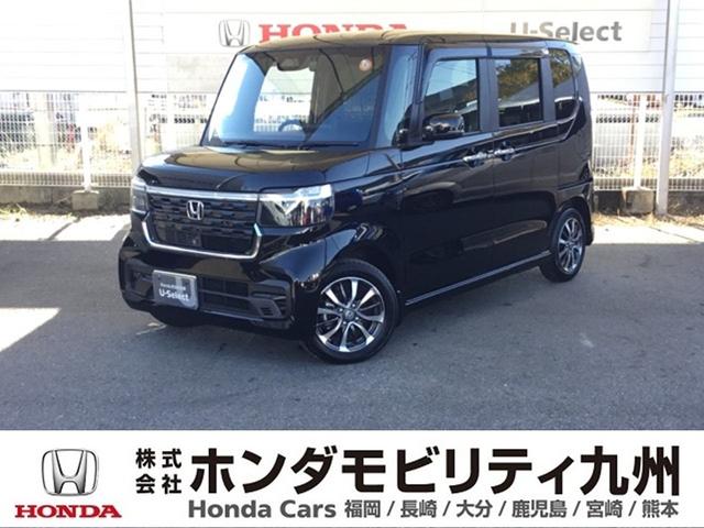 Ｎ−ＢＯＸカスタム(ホンダ) ベースグレード　デモカー　片側電動スライドドア　純正ナビ　フルセグ　前後ドラレコ　シートヒーター　ＵＳＢ接続　ＣＭＢＳ　Ｄレコ　禁煙　ベンチシート　オートエアコン　スマートキ　ＬＥＤ　盗難防止装置　クルコン　ＥＳＣ 中古車画像