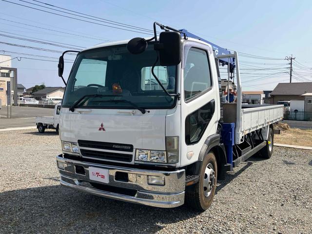 　トラック　２．８５ｔ　４段クレーン　ディーゼル車　ＭＴ　後輪ダブル　ＥＴＣ　バックカメラ　電動格納ミラー　エアコン　パワーウィンドウ　運転席エアバッグ