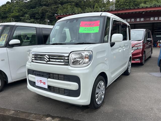 スペーシア(スズキ) ハイブリッドＧ　ＥＴＣ　両側スライドドア　クリアランスソナー　レーンアシスト　衝突被害軽減システム　オートライト　スマートキー　アイドリングストップ　電動格納ミラー　ベンチシート　ＣＶＴ　盗難防止システム　ＡＢＳ 中古車画像