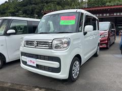 スペーシア ハイブリッドG ETC 両側スライドドア クリアランスソナー レーンアシスト 衝突被害軽減システム オートライト スマートキー アイドリングストップ 電動格納ミラー ベンチシート CVT 盗難防止システム ABS 中古車画像