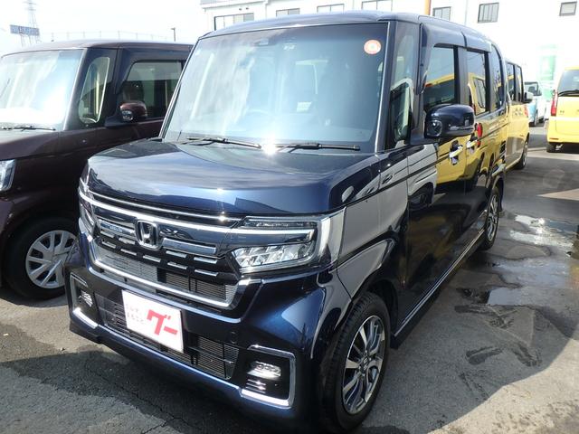 Ｎ−ＢＯＸカスタム(ホンダ) Ｌ　前後ドライブレコーダー　ＥＴＣ　ナビ　リアカメラ　衝突防止軽減ブレーキ　両側電動スライドドア　スマートキー　プッシュスタート　レーンサポート　ソナー　クルーズコントロール　Ｗシートヒーター 中古車画像