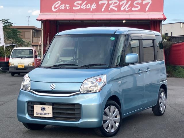 スペーシア(スズキ) X 純正ナビ TV CD DVD Bluetooth 全方位カメラ デュアルカメラブレーキサポート パワースライドドア スマートキー プッシュスタート アイドリングストップ 中古車画像