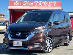 セレナ ハイウェイスター Vセレクション 9型ナビ TV CD DVD BT 全方位カメラ ETC 後席モニター 両側ハンズフリーオートスライドドア プレミアムインテリアハーフレザーシート エマージェンシーブレーキ LEDライト フォグ 中古車画像