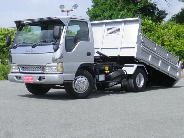 エルフトラック(いすゞ) ３．９ｔ　ワイド　セーフティーダンプ 中古車画像