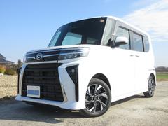 タント カスタムX ディスプレイオーディオ・Bluetooth・フルセグTV・ETC・バックカメラ・オートライト・LEDヘッドライト・両側電動スライドドア・障害物センサー・スマートキー・アルミホイル 中古車画像