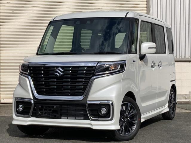 ハイブリッドXSターボ 両側電動スライドドア クリアランスソナー オートクルーズコントロール レーンアシスト LEDヘッドランプ スマートキー アイドリングストップ 電動格納ミラー シートヒーター ベンチシート CVT(1枚目)