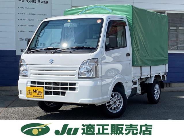 ＫＣエアコン・パワステ　３方開　オートマ　幌付　ショップ貸出車両消し後有り