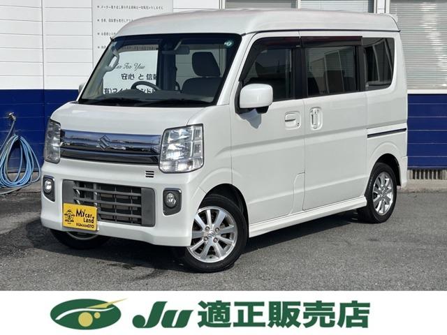 エブリイワゴン(スズキ) PZターボ CD・AUX・USB・Bluetoothオーディオ・ワイドFM・オートA/C・ETC・ハンドルスイッチ・左側オートスライドドア・HID・フォグ・ハイルーフ・ターボ車 中古車画像