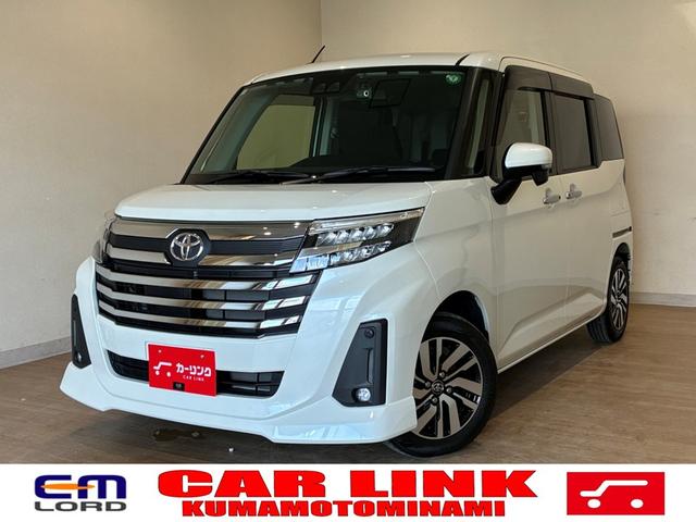 ルーミー(トヨタ) カスタムG 衝突軽減ブレーキ 純正9型ナビ フルセグ バックカメラ 両側パワースライドドア 前後ドライブレコダー クルーズコントロール シートヒーター 電動パーキング 中古車画像