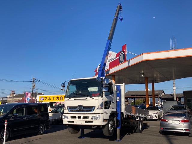 　クレーン車　タダノラジコンクレーン　走行距離２１５９６８ｋｍ　積載量６３００ｋｇ　６速マニュアル　エアコン　パワステ　パワーウィンドウ