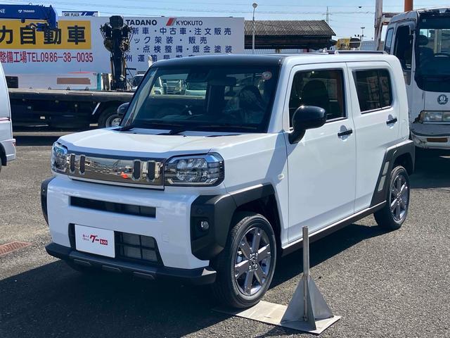 タフト Ｇ　ダーククロムベンチャー　バックカメラ　クリアランスソナー　オートクルーズコントロール　衝突被害軽減システム　オートライト　ＬＥＤヘッドランプ　スマートキー　アイドリングストップ　電動格納ミラー　シートヒーター　サンルーフ（1枚目）