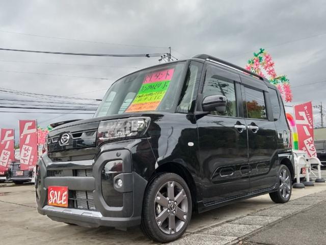 タント ファンクロスターボ　４ＷＤ　・両側パワスラドア・アイドリングストップ・ライトレベライザー・ＥＴＣ・前席シートヒーター・ルーフレール・フルセグＴＶナビ・ＵＳＢ・ＳＤ・Ｂｌｕｅｔｏｏｔｈ・バックカメラ（1枚目）