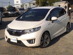 フィットハイブリッド Sパッケージ メーカーOPナビ フルセグTV Bluetoothオーディオ バックカメラ 衝突軽減ブレーキ スマートキー プッシュスタート LEDヘッドライト 16インチAW コムテック2カメドラレコ ETC 中古車画像