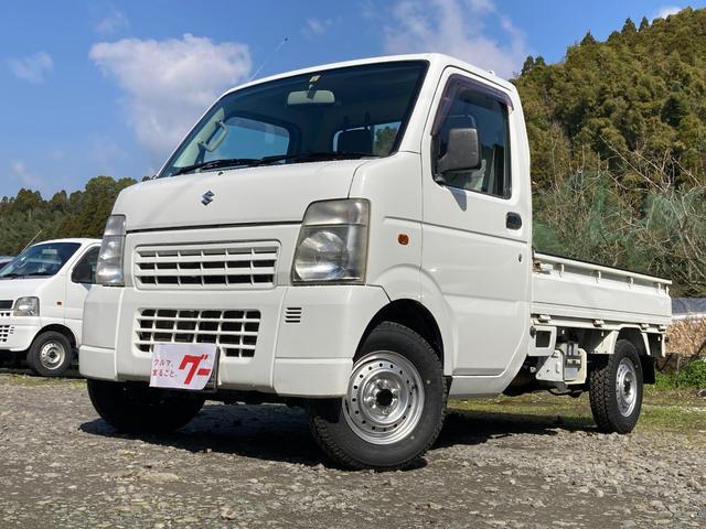 スズキ キャリイトラック ＫＣエアコン　パワステ　３方開　４ＷＤ