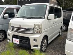 エブリイワゴン PZターボ ETC バックカメラ 両側スライド・片側電動 ナビ TV キーレスエントリー 電動格納ミラー AT 盗難防止システム ABS CD DVD再生 USB Bluetooth アルミホイール 中古車画像