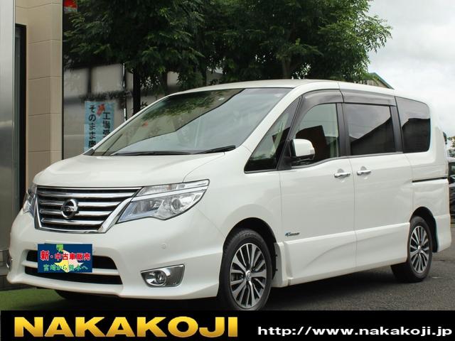 ハイウェイスター Vセレ+セーフティII SHV 禁煙車 メモリーナビ フルセグTV フリップダウンモニター 衝突被害軽減ブレーキサポート アラウンドビューモニター 両側電動スライドドア ドラレコ エンジンプッシュスタート スマートキー(1枚目)