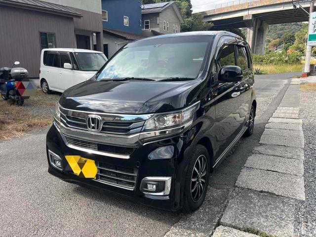 Ｎ−ＷＧＮカスタム(ホンダ) Ｇ・Ｌパッケージ　ＥＴＣ　バックカメラ　ナビ　ＴＶ　オートクルーズコントロール　衝突被害軽減システム　オートライト　ＨＩＤ　スマートキー　アイドリングストップ　電動格納ミラー　ベンチシート　ＣＶＴ　盗難防止システム 中古車画像