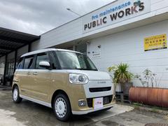 ダイハツ　ムーヴキャンバス　ストライプスＧ　届出済未使用車　バックカメラ　両側電動スライドドア