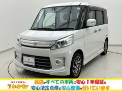 スペーシアカスタム Jスタイル 純正SDナビ/ワンセグTV/CD再生/ラジオ/バックモニター/オートエアコン/ディスチャージヘッドライト/ETC/両側パワースライドドア/ドラレコ/シートヒーター/レーダーブレーキサポート/横滑防止/ 中古車画像