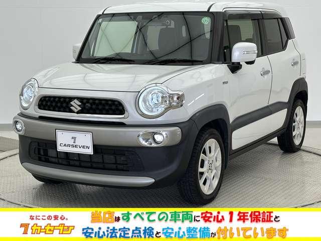 クロスビー(スズキ) ハイブリッドＭＺ　レーンキープアシスト／ＥＴＣ／Aftermarketナビ／フルセグＴＶ／Ｂｌｕｅｔｏｏｔｈ接続／オートエアコン／オートライト／純正１６インチＡＷ／前後ドラレコ／シートヒーター／クルコン／シートバックテーブル／ 中古車画像