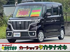 スペーシアカスタム  パワスラ Bluetooth シートヒーター パワスラ Bluetooth シートヒーター 点検記録簿 スマートキー プッシュスタート LEDライト AUX接続可 CD再生 アイドリング 盗難防止 中古車画像