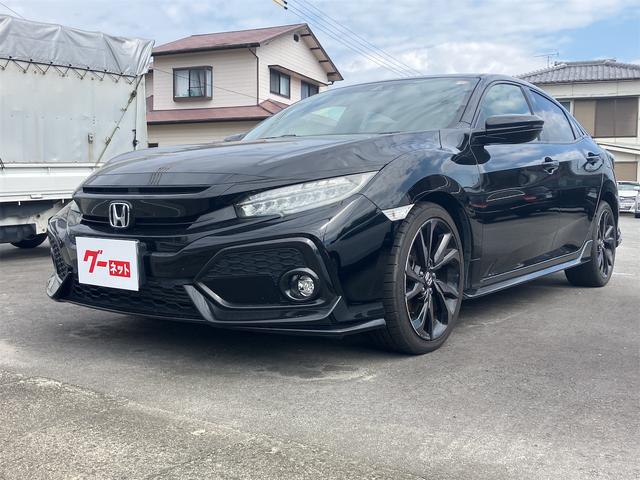 シビック(ホンダ) ハッチバック ドライブレコーダー ETC レーンアシスト オートクルーズコントロール 衝突被害軽減システム バックカメラ ナビ TV アルミホイール オートライト LEDヘッドランプ CVT シートヒーター 中古車画像