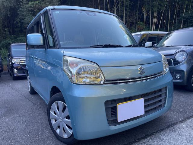 スペーシア(スズキ) Ｘ　レーダーブレーキ、ＨＩＤライト、ＥＴＣ、電動スライドドア、スマートキー、プッシュスタート、アイドルストップ、オートエアコン 中古車画像