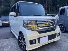 N-BOXカスタム G・Lパッケージ タイヤ4本新品、ナビTV、電動スライド、Bluetooth、ETC、リアフィルム貼、シートカバー、HID、フォグ、社外アルミ 中古車画像