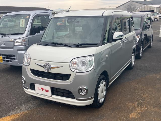 ムーヴキャンバス(ダイハツ) Ｇブラックインテリアリミテッド　ＳＡＩＩＩ　全周囲カメラ　両側電動スライドドア　ナビ　衝突被害軽減システム　オートマチックハイビーム　ＬＥＤヘッドランプ　スマートキー　アイドリングストップ　電動格納ミラー　ベンチシート　ＣＶＴ　盗難防止システム 中古車画像