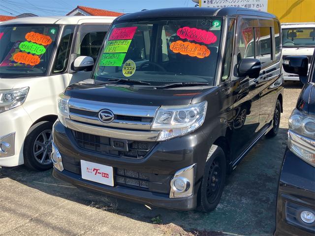 タント(ダイハツ) カスタムＸ　ＳＡ　バックカメラ　両側スライド・片側電動　ナビ　ＴＶ　衝突被害軽減システム　オートライト　ＬＥＤヘッドランプ　スマートキー　アイドリングストップ　電動格納ミラー　ベンチシート　ＣＶＴ　盗難防止システム 中古車画像