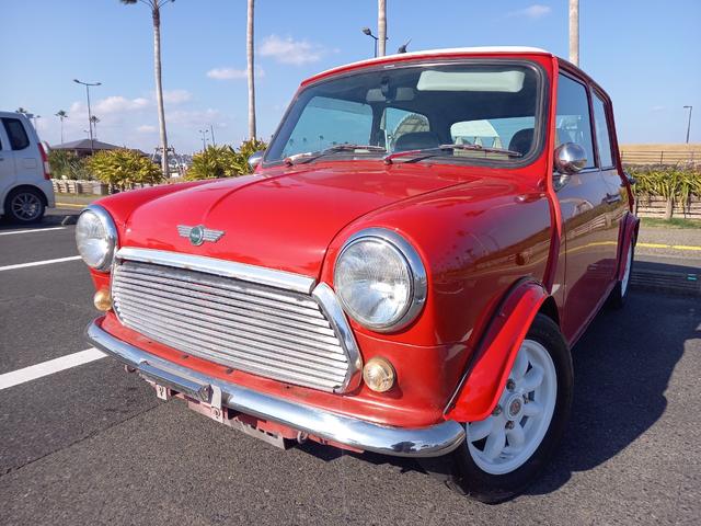 ｍｉｎｉ ローバー クーパー 修復事故歴無し １３００インジェクション ａｔ 社外センターマフラー 入庫後外装塗装 ウッドパネル ハーフレザーシート エアバック クーラー修理済 鹿児島県 クーパー 修復事故歴無し １３００インジェクション ａｔ 社外