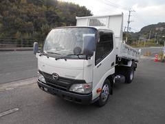 デュトロ　全低床ダンプ　３トンダンプ　塗装済　ターボ交換済み　ラジエター交換済み　全低床（日野）