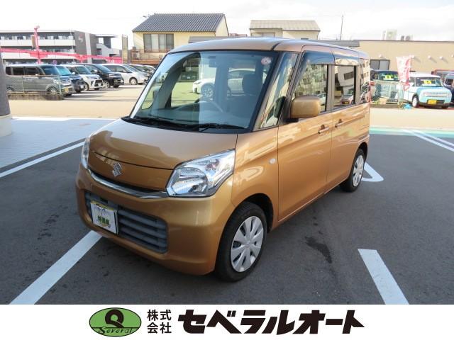 スペーシア(スズキ) Ｘ　オートエアコン　パワーステアリング　アイドリングストップ　電動スライドドア　キーレスエントリー　バックカメラ　ＥＴＣ　シートヒーター 中古車画像